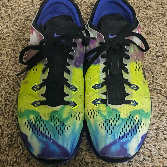 Women’s Nike Free TR 5.0 Running 2014 Vintage Tye Dye Purple Size 8.5 704695-002 - Picture 3 of 7